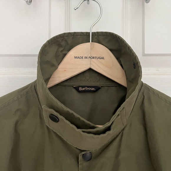 Barbour Jacket, Green Oilskin, Size XXL - Picture 5 of 8